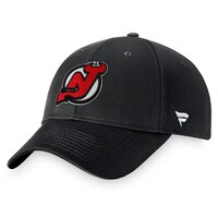 Men's Fanatics Branded Black New Jersey Devils Core Adjustable Hat
