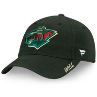 Women's Fanatics Branded Green Minnesota Wild Core Primary Logo Adjustable Hat