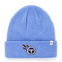Men's '47 Light Blue Tennessee Titans Secondary Basic Cuffed Knit Hat