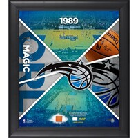 Orlando Magic Framed 15" x 17" Team Impact Collage with a Piece of Game-Used Basketball - Limited Edition of 500