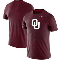 Men's Nike Crimson Oklahoma Sooners Team Logo Velocity Legend Performance T-Shirt