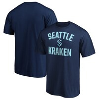Men's Fanatics Branded Navy Seattle Kraken Victory Arch T-Shirt