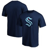 Men's Fanatics Branded Navy Seattle Kraken Primary Logo Big & Tall T-Shirt
