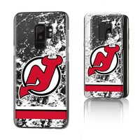 New Jersey Devils Galaxy Stripe Clear Ice Case