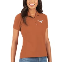 Women's Antigua Texas Orange Texas Longhorns Legacy Pique Polo