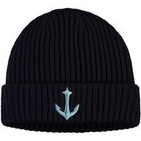 Men's Fanatics Branded Deep Sea Blue Seattle Kraken Secondary Logo Cuffed Knit Hat