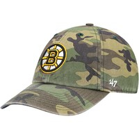 Men's '47 Camo Boston Bruins Clean Up Adjustable Hat