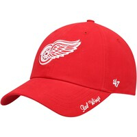 Women's '47 Red Detroit Red Wings Team Miata Clean Up Adjustable Hat