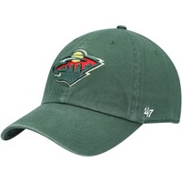 Men's '47 Green Minnesota Wild Team Clean Up Adjustable Hat