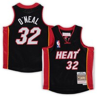 Infant Mitchell & Ness Shaquille O'Neal Black Miami Heat 2005/06 Hardwood Classics Retired Player Jersey