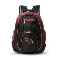 MOJO Black/Red Arizona Cardinals Premium Color Trim Backpack