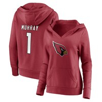 Women's Fanatics Branded Kyler Murray Cardinal Arizona Cardinals Player Icon Name & Number Pullover Hoodie