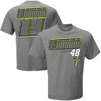 Men's Hendrick Motorsports Team Collection Graphite Alex Bowman 2021 Schedule T-Shirt