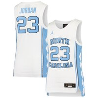 Youth Jordan Brand #23 White North Carolina Tar Heels Team Replica Basketball Jersey