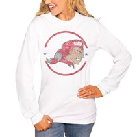 Women's White Sacred Heart Pioneers End Zone Long Sleeve T-Shirt