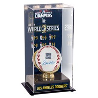 Gavin Lux Los Angeles Dodgers Autographed 2020 World Series Baseball and 2020 World Series Champions Sublimated Display Case