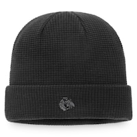 Men's Fanatics Branded Black Chicago Blackhawks Authentic Pro Black Ice Cuffed Knit Hat