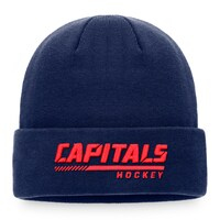 Men's Fanatics Branded Navy Washington Capitals Authentic Pro Locker Room Cuffed Knit Hat