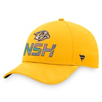 Men's Fanatics Branded Gold Nashville Predators Authentic Pro Team Locker Room Adjustable Hat
