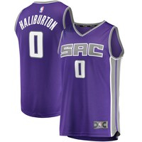 Youth Fanatics Branded Tyrese Haliburton Purple Sacramento Kings 2020 NBA Draft First Round Pick Fast Break Replica Jersey - Icon Edition