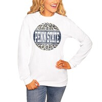 Women's White Penn State Nittany Lions Scoop & Score Long Sleeve T-Shirt