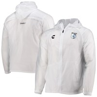 Men's Charly White Queretaro FC Full-Zip Windbreaker Hoodie Jacket