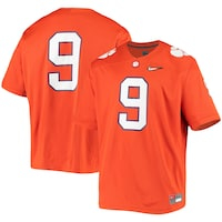 Men's Nike #9 Orange Clemson Tigers Game Jersey