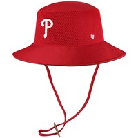 Men's '47 Red Philadelphia Phillies Panama Pail Bucket Hat