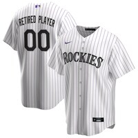 Men's Nike White Colorado Rockies Home Pick-A-Player Retired Roster Replica Jersey