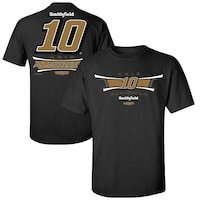Men's Stewart-Haas Racing Team Collection Black Aric Almirola Lifestyle 2-Spot T-Shirt