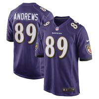 Men's Nike Mark Andrews Purple Baltimore Ravens Game Team Jersey