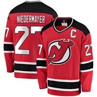 Men's Fanatics Branded Scott Niedermayer Red New Jersey Devils Premier Breakaway Retired Player Jersey