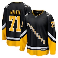 Men's Fanatics Branded Evgeni Malkin Black Pittsburgh Penguins Alternate Premier Breakaway Player Jersey