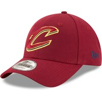 Men's New Era Wine Cleveland Cavaliers Official The League 9FORTY Adjustable Hat