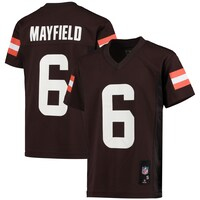 Youth Baker Mayfield Brown Cleveland Browns Replica Player Jersey