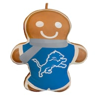 Detroit Lions Gingerbread Holiday Plushlete