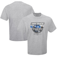 Men's Stewart-Haas Racing Team Collection Heathered Gray Chase Briscoe HighPoint.com Vintage Speed T-Shirt