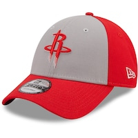 Men's New Era Gray/Red Houston Rockets The League 9FORTY Adjustable Hat