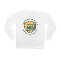 Youth White Baylor Bears End Zone Pullover Sweatshirt
