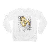 Youth White Southeastern Louisiana Lions Bold Type Pullover Sweatshirt