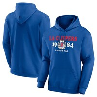 Men's Royal LA Clippers Fierce Competitor Pullover Hoodie