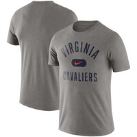 Men's Nike Heathered Gray Virginia Cavaliers Team Arch T-Shirt