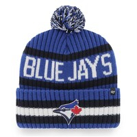 Men's '47 Royal Toronto Blue Jays Bering Cuffed Knit Hat with Pom