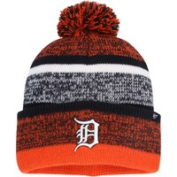 Men's '47 Navy Detroit Tigers Northward Cuffed Knit Hat with Pom