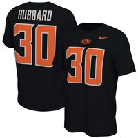Men's Nike Chuba Hubbard Black Oklahoma State Cowboys Alumni Name & Number T-Shirt