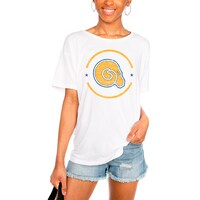 Women's White Albany State Golden Rams End Zone Easy T-Shirt