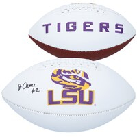 Ja'Marr Chase LSU Tigers Autographed White Panel Football
