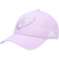 Men's adidas Purple Detroit Red Wings 2021 Hockey Fights Cancer Slouch Adjustable Hat