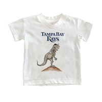 Youth Tiny Turnip White Tampa Bay Rays TT Rex T-Shirt