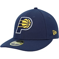 Men's New Era Navy Indiana Pacers Team Low Profile 59FIFTY Fitted Hat